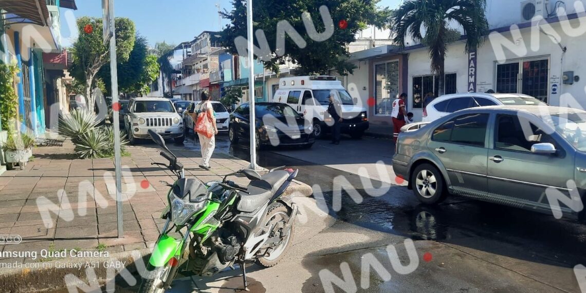 Motociclista de Tuxtla Chico resultó lesionada