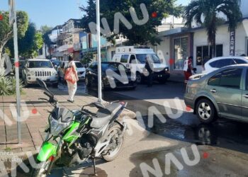 Motociclista de Tuxtla Chico resultó lesionada