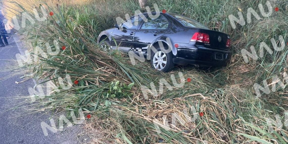 Por exceso de velocidad se salió de la carretera
