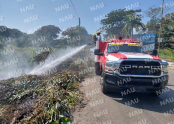 Más de 10 incendios se han atendido por el cuerpo de Bomberos de Tapachula