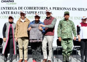 Más de 70 mil cobertores entregados ante bajas temperaturas; la meta son 105 mil: Rutilio Escandón