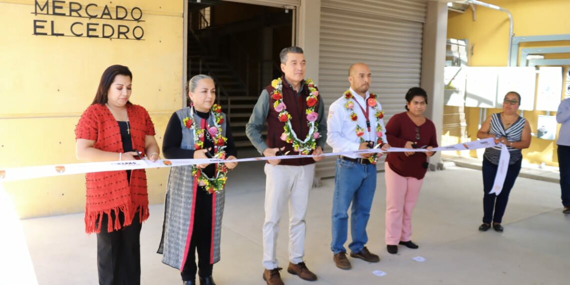 En Comitán, se moderniza el Mercado Público El Cedro; lo inaugura Rutilio Escandón