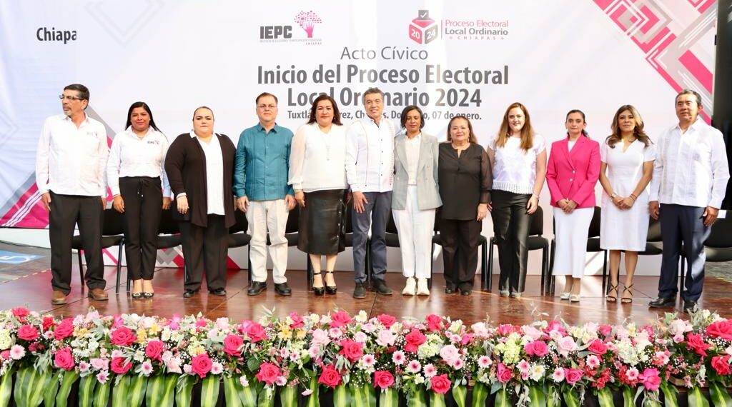 Rutilio Escandón llama a la unidad y a la civilidad ante el inicio del proceso electoral 2024 en Chiapas