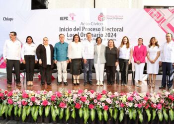 Rutilio Escandón llama a la unidad y a la civilidad ante el inicio del proceso electoral 2024 en Chiapas