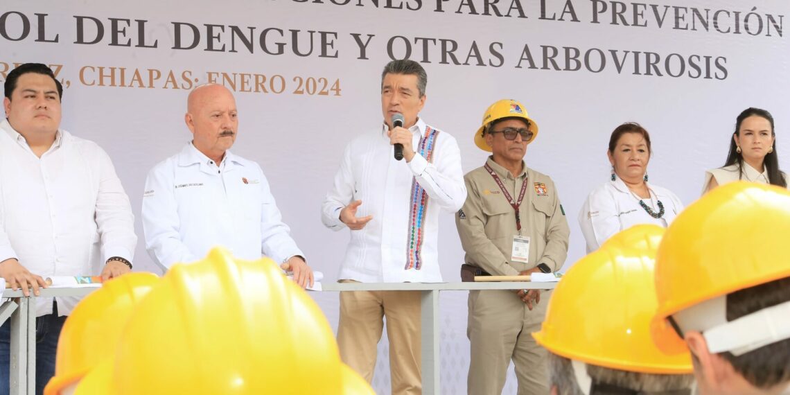Encabeza Rutilio Escandón inicio de acciones para la prevención y control del dengue y otras arbovirosis