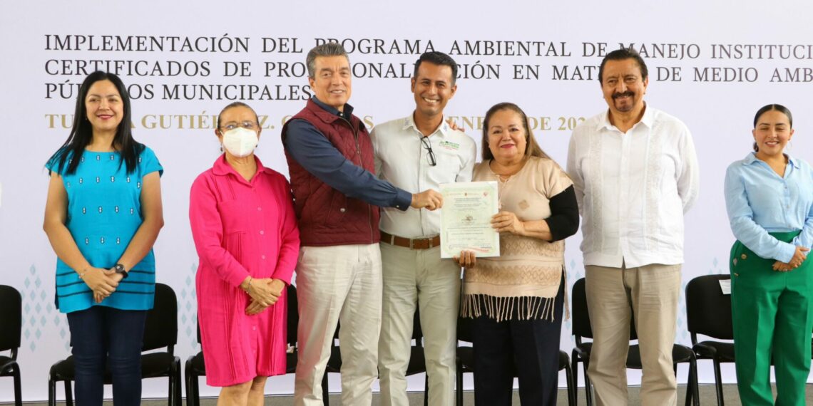 En Chiapas hacemos causa común para fortalecer el cuidado del ambiente: Rutilio Escandón