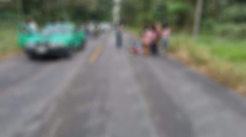 Motociclista Lesionado Tras Impacto con Taxi en Tuxtla Chico