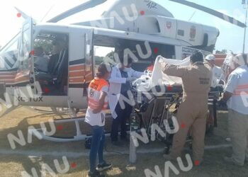 “Vídeo” Pc traslada en helicóptero a menor de 12 años