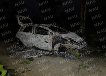 Encuentran Cuerpo Calcinado en Carro Incendiado en Tuzantán, Chiapas