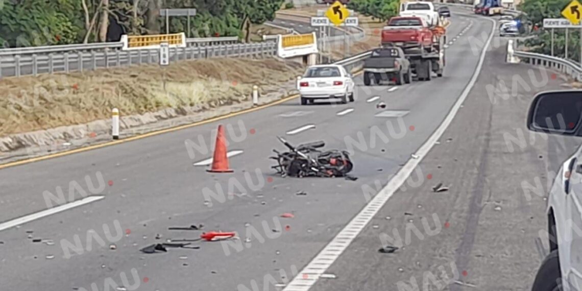 Motociclista lesionado en la carretera Pijijiapan – Mapastepec
