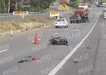 Motociclista lesionado en la carretera Pijijiapan – Mapastepec