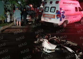 Dos lesionados deja accidente de motocicletas