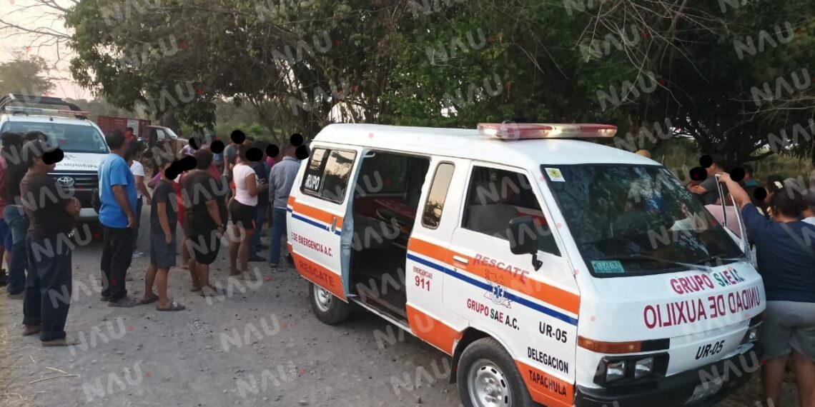 Grave accidente de motocicleta en Tinajas, Tapachula