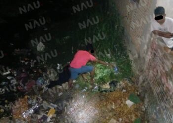 Persona cae desde segundo piso y es rescatada del río por Servicios Auxiliares de Emergencia