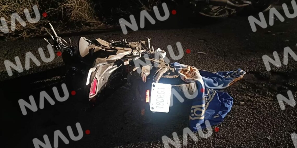 Choque de motocicletas en el ejido Reforma deja un muerto y dos heridos