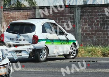 Choque en Tapachula deja cuatro personas con crisis nerviosa y un herido”