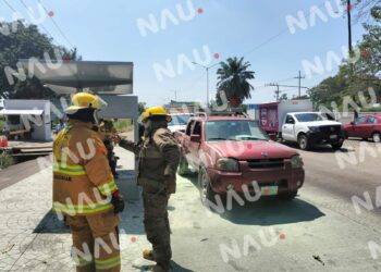Conato de Incendio en Vehículo Moviliza a Autoridades en Tapachula