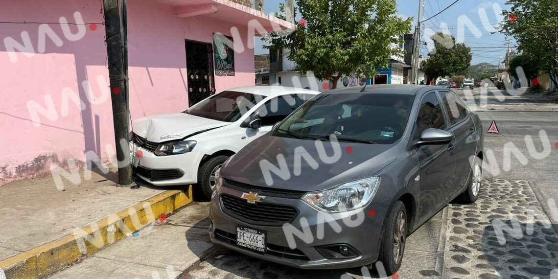 Conductor ocasiona accidente en Tapachula, Chiapas