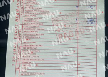 Cruz Roja Mexicana cobra 860 pesos por suturar herida a menor de 16 años