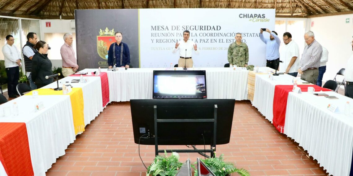 Desde la Mesa de Seguridad, Rutilio Escandón reitera llamado a evitar incendios forestales