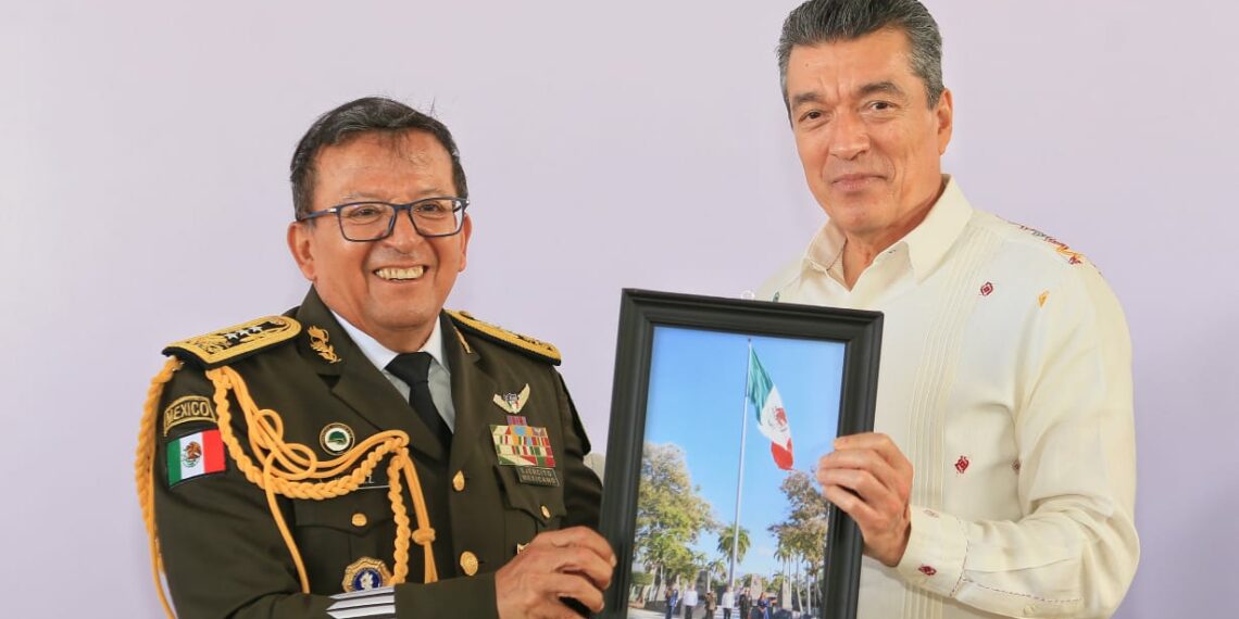 Conmemoran en Chiapas el CXI Aniversario del Día del Ejército Mexicano; asiste Rutilio Escandón