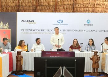 Encabeza Rutilio Escandón lanzamiento del programa Impulso Nafin + Chiapas + Inversión 2024