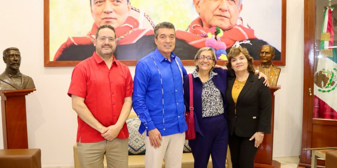 Se reúne Rutilio Escandón con Gabriela Rodríguez, secretaria general del Consejo Nacional de Población