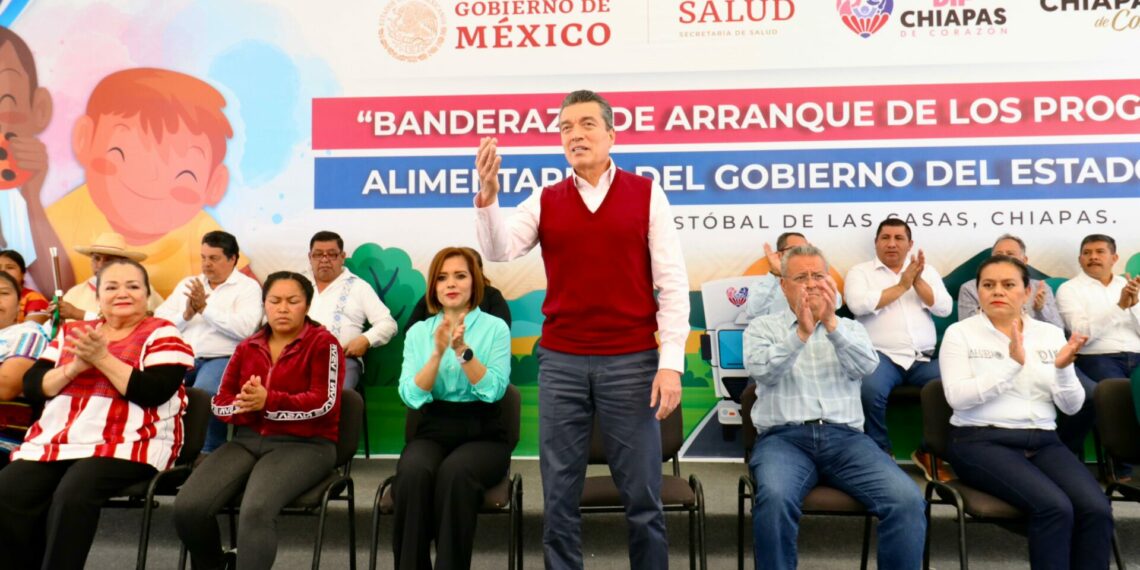 Rutilio Escandón da banderazo de arranque de los Programas Alimentarios del Gobierno del Estado 2024