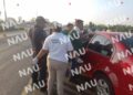 Un conductor sufre heridas leves tras impacto con tráiler