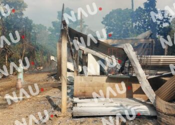 “Vídeo” Incendio devasta casa en la parada Guardania en la Carretera a Nueva Alemania zona media alta