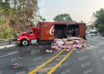 Solo daños deja un accidente en Tapachula, Chiapas