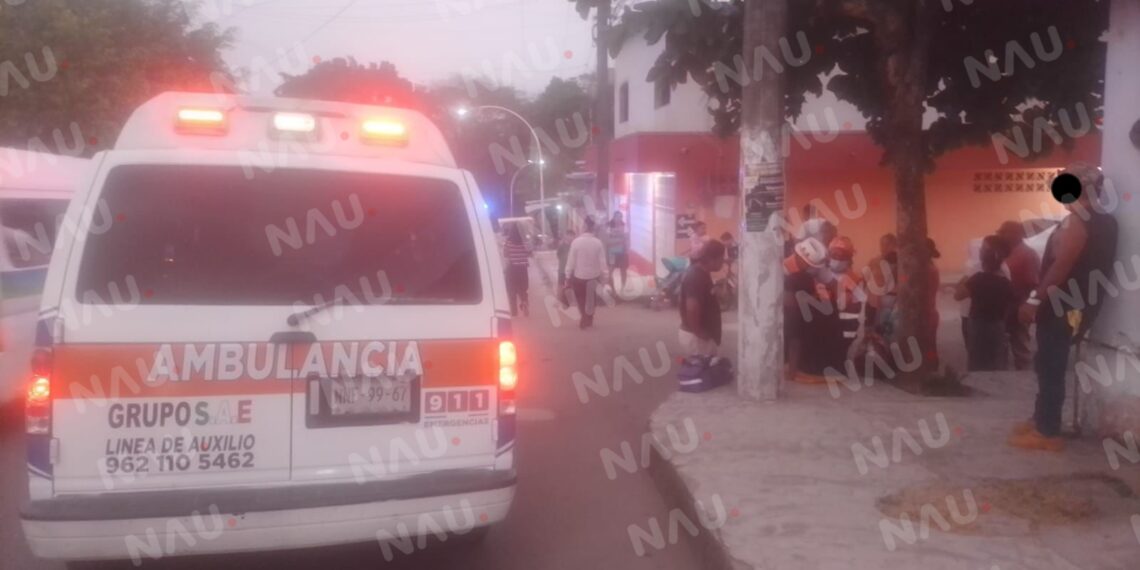 Accidente de Motocicleta Deja a Joven Lesionado en Tapachula, Chiapas