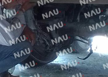 Eje de Tráiler se Incendia a 600 Metros del Semefo