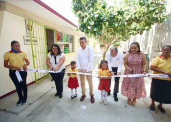 Atienden demanda de espacios educativos en Jardín de Niñas y Niñas “Salvador Díaz Mirón