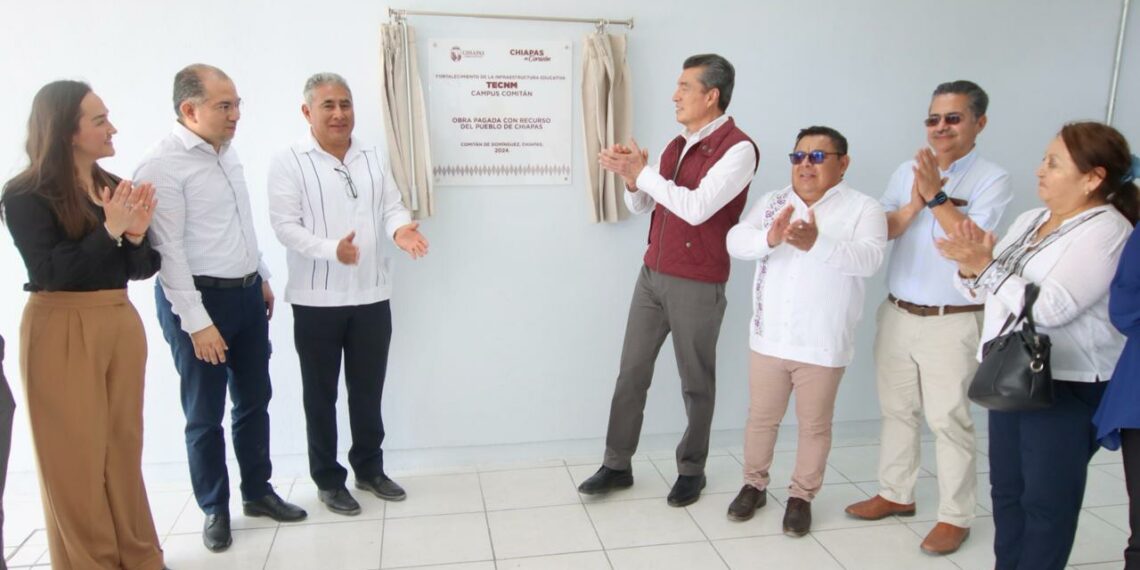 Gobernador Rutilio Escandón mejora infraestructura educativa del Tecnológico Nacional de México, Campus Comitán