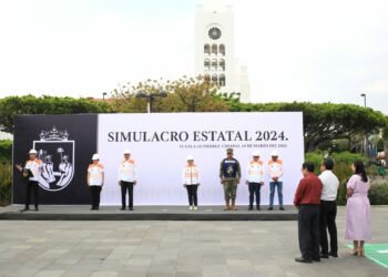 Más de 400 mil personas participan en Simulacro Estatal 2024 en Chiapas