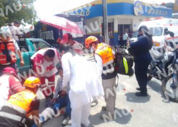 Motociclista gravemente herido en accidente de tránsito