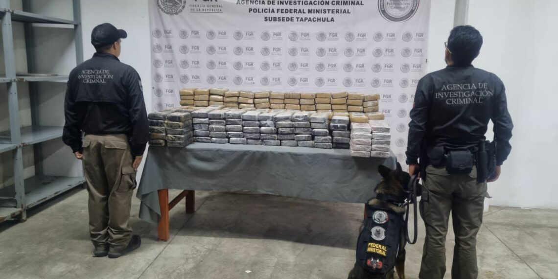 EN CATEO FGR ASEGURA A CUATRO PERSONAS Y NARCÓTICO EN TAPACHULA, CHIAPAS