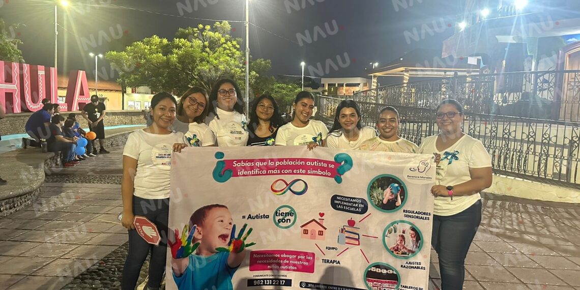 Caminata en Tapachula para concienciar sobre el autismo y promover la inclusión