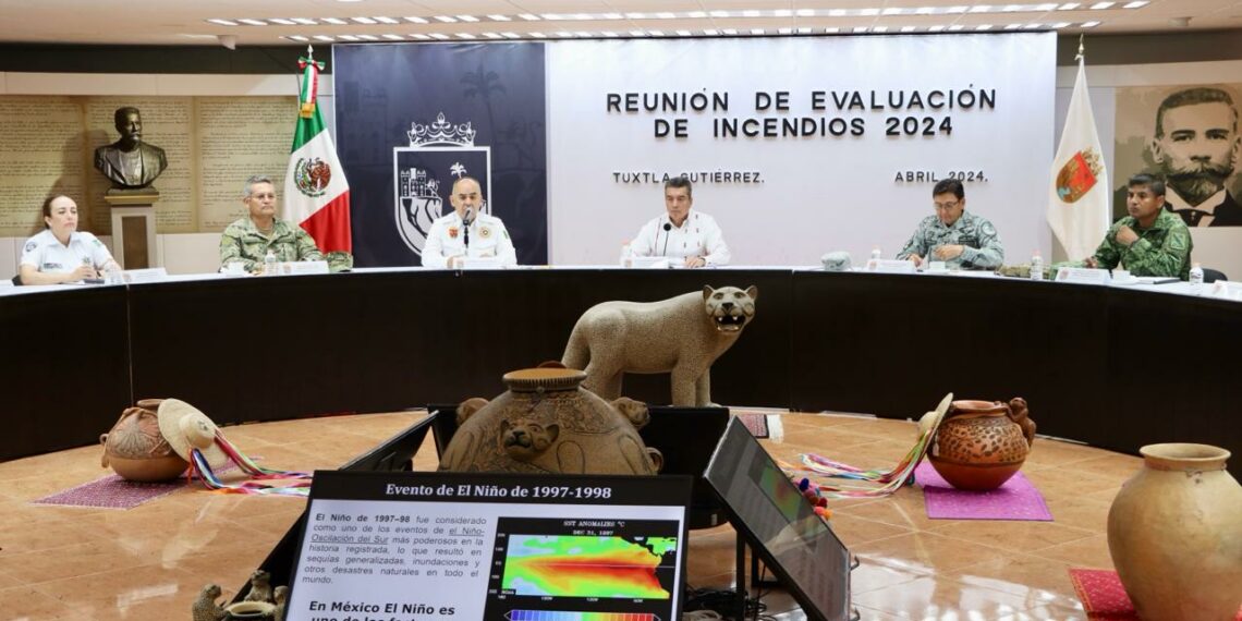 Chiapas mantiene una tendencia a la baja en registro de incendios forestales y urbanos