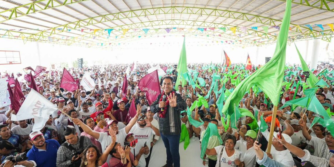 Miles de villacorceños reciben el mensaje de paz de Eduardo Ramírez