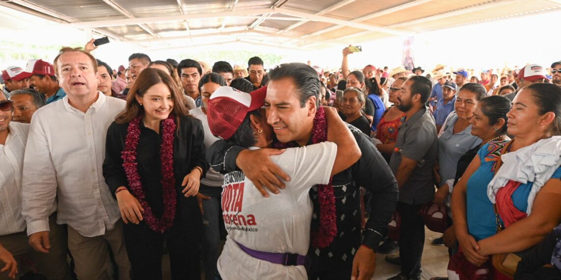 Multitudinario apoyo en Villaflores para Eduardo Ramírez