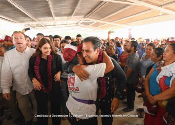 Multitudinario apoyo en Villaflores para Eduardo Ramírez