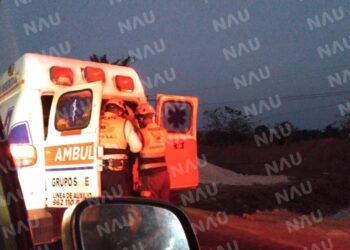 Volcadura en Tapachula deja dos personas lesionadas