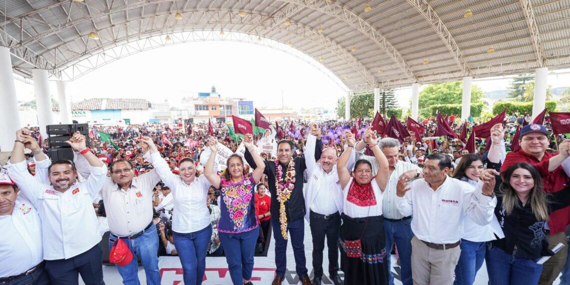 En Ixtapa y Pueblo Nuevo Solistahuacán, miles respaldan a Eduardo Ramírez