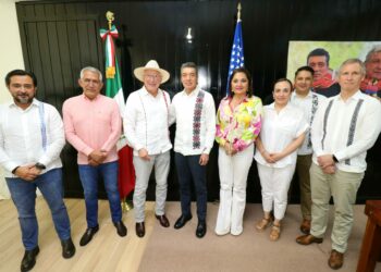 En reunión, Rutilio Escandón y Ken Salazar abordan temas de seguridad, migración, economía y justicia