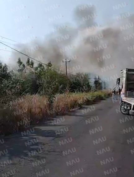 Incendio en Tapachula consume más de 3 hectáreas de pastizal