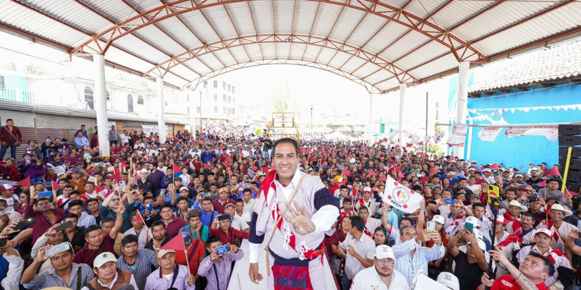 En intensa campaña por Chiapas, Eduardo Ramírez recibe confianza del pueblo