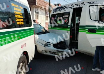 Choque múltiple causa estragos en Tapachula