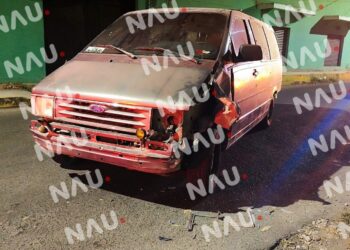 Fuerte accidente vehicular en la Calzada, el Seminario deja una persona lesionada y daños materiales